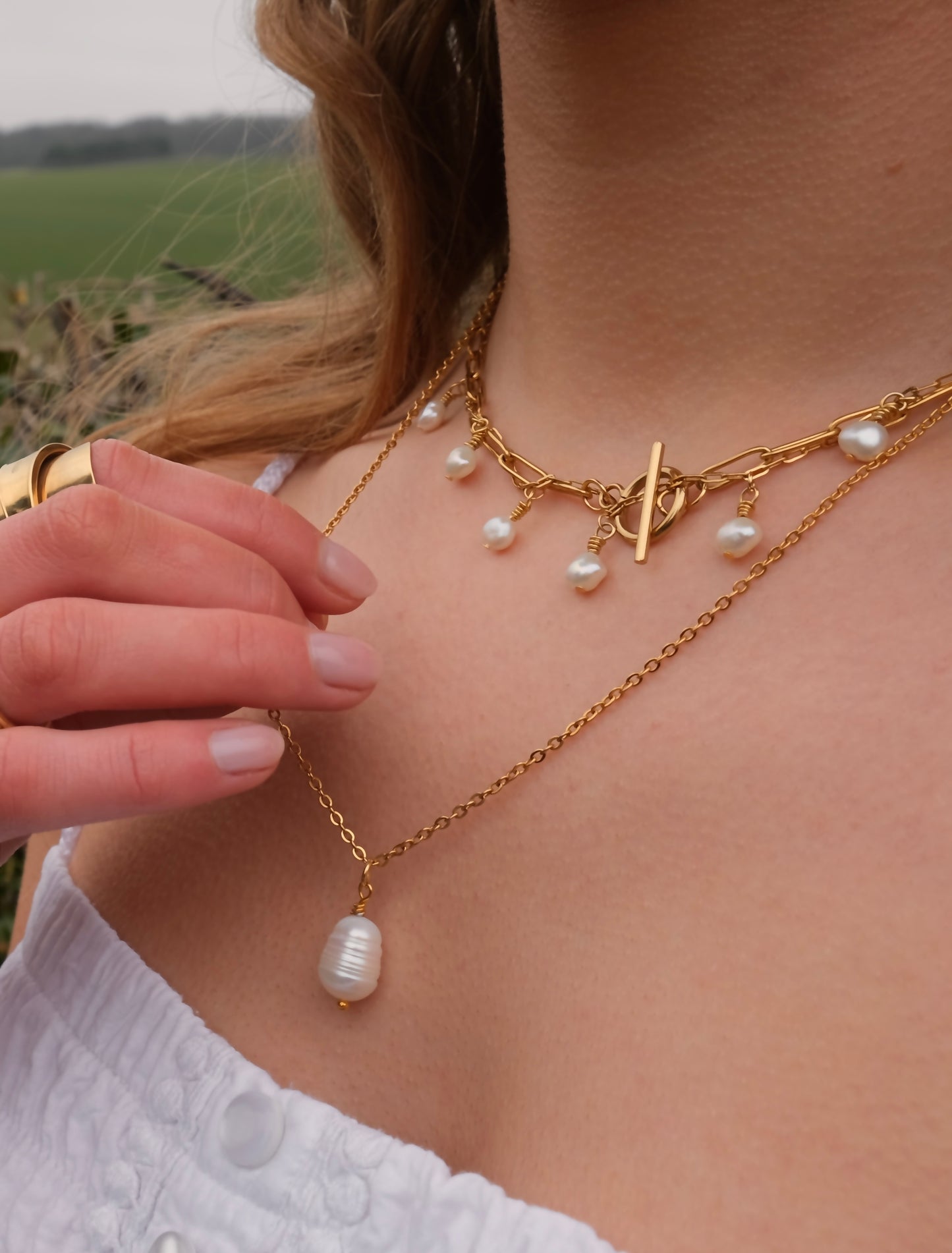 Lillie Pearl Necklace